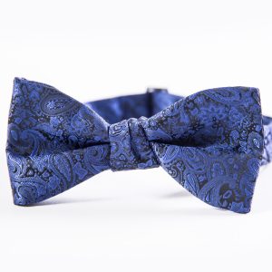 Sapphire Romance Paisley Bow Tie