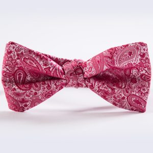 Peony Romance Paisley Bow Tie