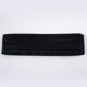 Black Simply Solid Cummerbund