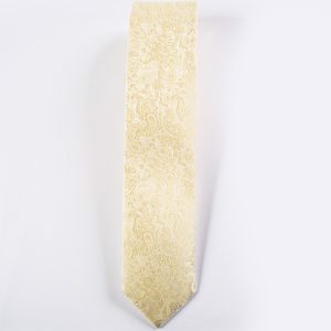 Canary Simply Solid Paisley Tie