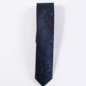 Navy Simply Solid Paisley Tie