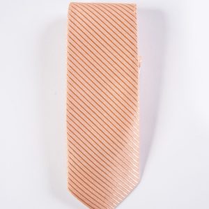 Bridal Peach Portofino Striped Tie