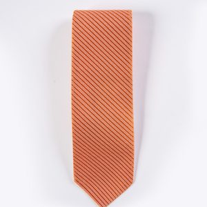 Tangerine Portofino Striped Tie