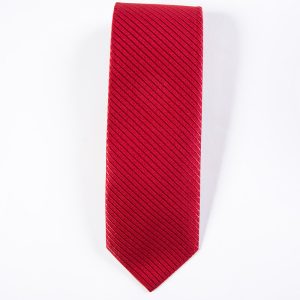 Ruby Red Portofino Striped Tie
