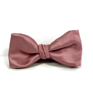 Dusty Rose Simply Solid Bow Tie