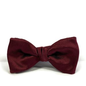 Merlot Simply Solid Bow Tie